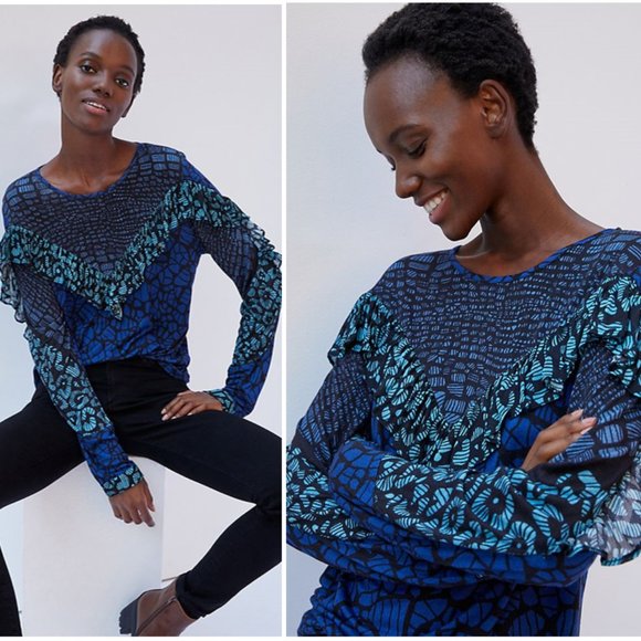 Anthropologie Tops - Anthropologie Ameera Ruffled Top